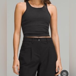 Lululemon Ebb to Street Cropped Racerback Tank Top